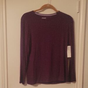 Chicos purple long sleeve tee